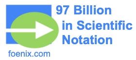 97 Billion in Scientific Notation