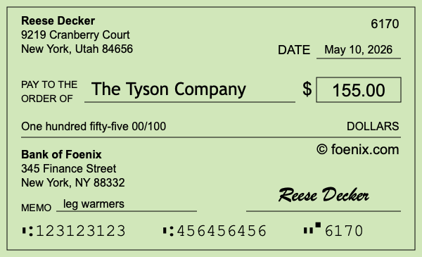 how-to-write-a-check-for-155