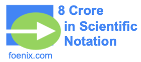 8 Crore in Scientific Notation
