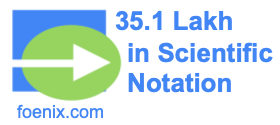 35.1 Lakh in Scientific Notation