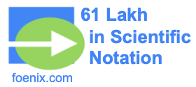 61 Lakh in Scientific Notation
