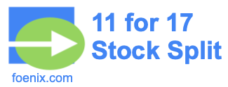 11 for 17 stock split