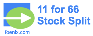 11 for 66 stock split