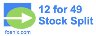 12 for 49 stock split
