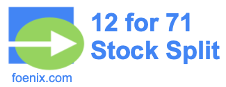 12 for 71 stock split