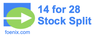 14 for 28 stock split