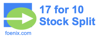 17 for 10 stock split