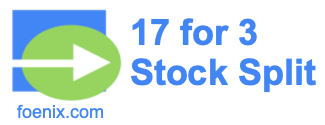 17 for 3 stock split