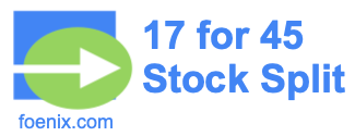 17 for 45 stock split