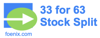 33 for 63 stock split