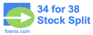 34 for 38 stock split