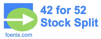 42 for 52 stock split