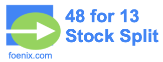48 for 13 stock split