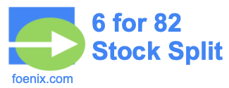 6 for 82 stock split