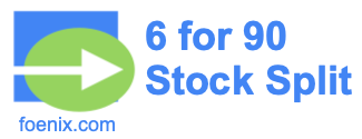 6 for 90 stock split