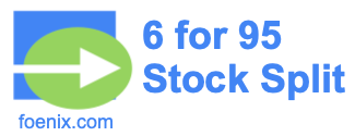 6 for 95 stock split