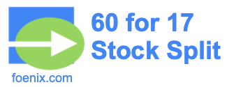 60 for 17 stock split