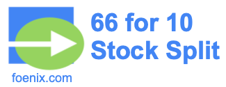 66 for 10 stock split