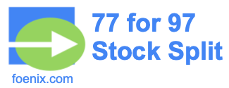 77 for 97 stock split