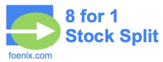 8 for 1 stock split