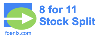 8 for 11 stock split