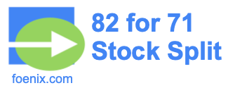 82 for 71 stock split