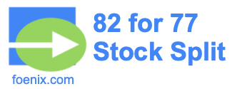 82 for 77 stock split