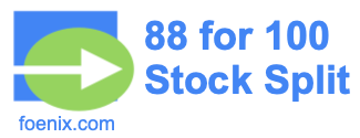 88 for 100 stock split