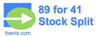 89 for 41 stock split