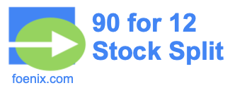90 for 12 stock split