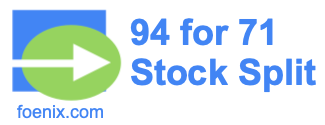 94 for 71 stock split