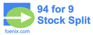 94 for 9 stock split