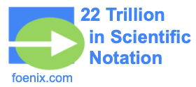 22 Trillion in Scientific Notation