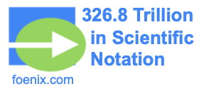 326.8 Trillion in Scientific Notation