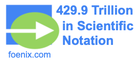 429.9 Trillion in Scientific Notation