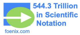 544.3 Trillion in Scientific Notation