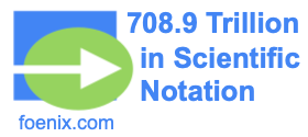 708.9 Trillion in Scientific Notation