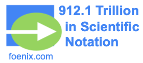 912.1 Trillion in Scientific Notation