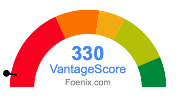 330 VantageScore credit score