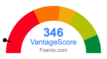 346 VantageScore credit score