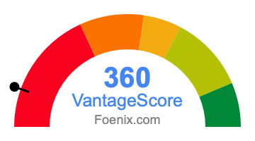 360 VantageScore credit score